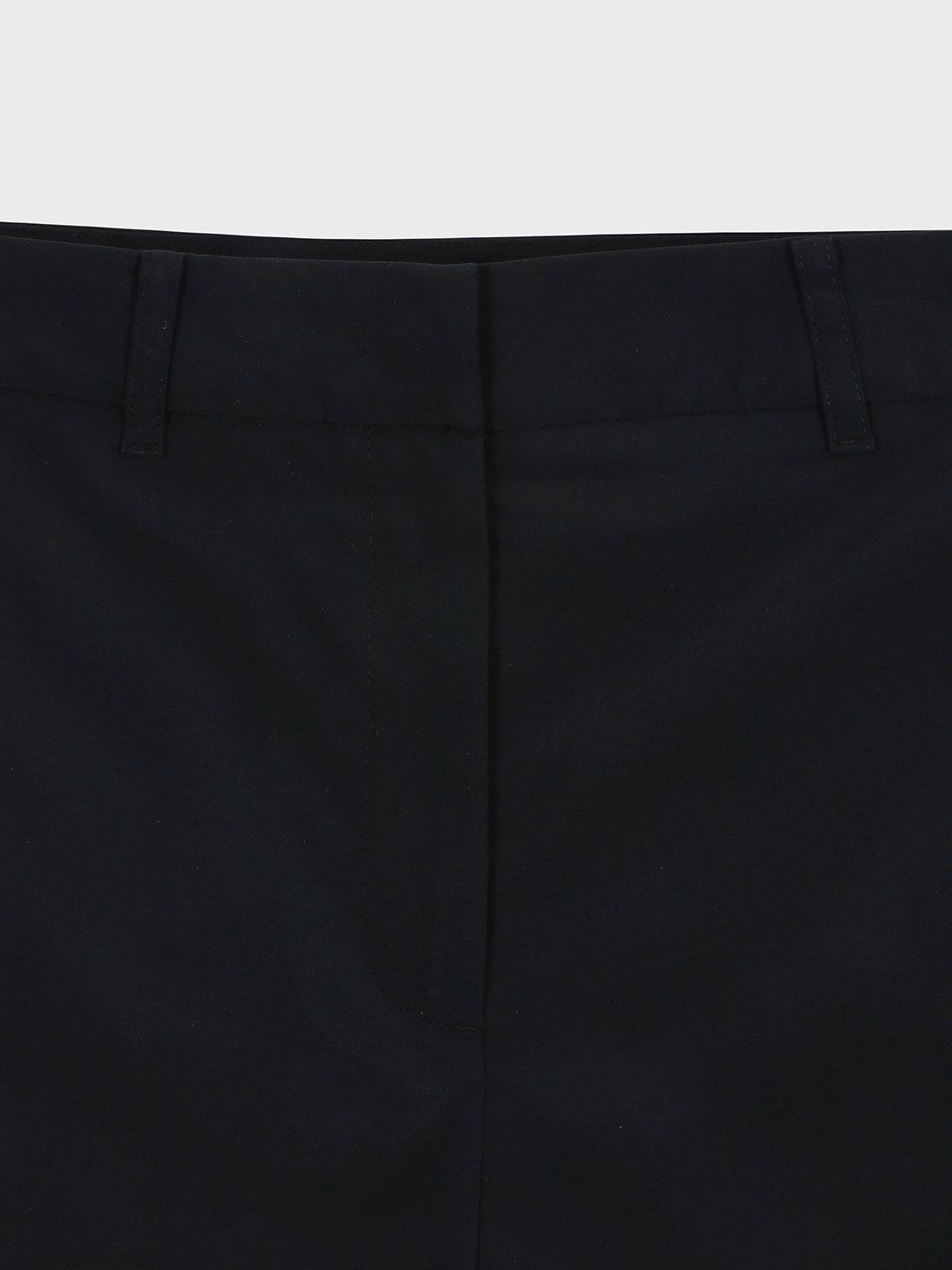W 코튼라이크 우븐 버뮤다 팬츠